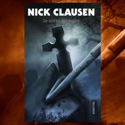 De sorte symboler – omslag til lydbogen af Nick Clausen