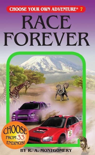 Race Forever – omslag til lydbogen af R A Montgomery