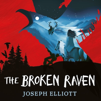 The Broken Raven – omslag til lydbogen af Joseph Elliott