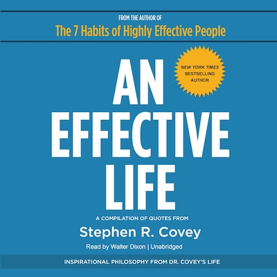 An Effective Life – omslag til lydbogen af Stephen R. Covey