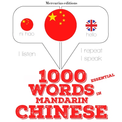 1000 essential words in Mandarin Chinese
