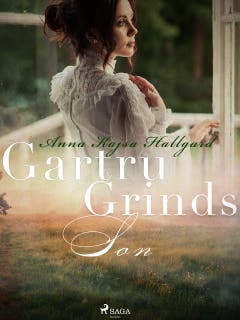 Gartru Grinds son – omslag till ljudboken av Anna Kajsa Hallgard