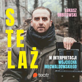 Stelaż – okładka audiobooka, autor Łukasz Orbitowski