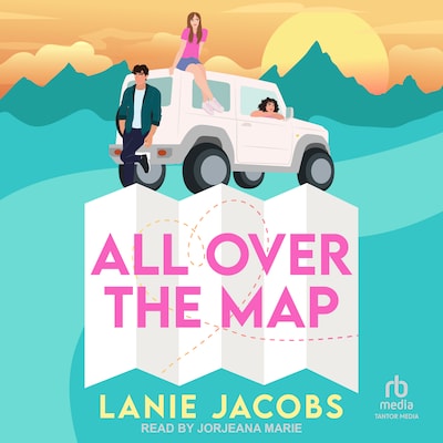 All Over The Map – omslag til lydbogen af Lanie Jacobs