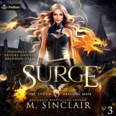 Surge – omslag til lydbogen af M. Sinclair