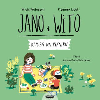 Jano i Wito uczą mówić. Kamień na pikniku – okładka audiobooka, autor Wiola Wołoszyn