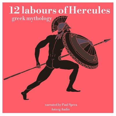 12 Labours of Hercules, a Greek Myth – omslag til lydbogen af James Gardner