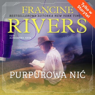 Purpurowa nić – okładka audiobooka, autor Francine Rivers