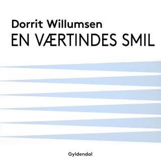 En værtindes smil – omslag til lydbogen af Dorrit Willumsen