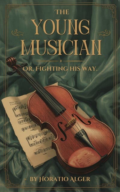 The Young Musician: Or, Fighting His Way – omslag til lydbogen af Horatio Alger
