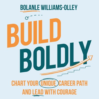 Build Boldly – omslag van het luisterboek van Bolanle Williams-Olley