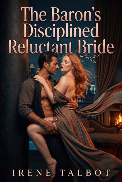 The Baron's Disciplined Reluctant Bride: Regency Domestic Discipline Erotic Spanking Romance – omslag til lydbogen af Irene Talbot