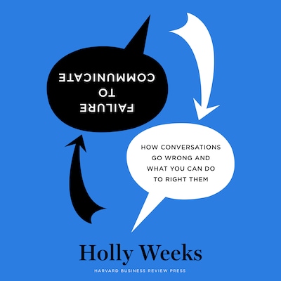 Failure to Communicate – omslag til lydbogen af Holly Weeks