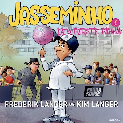 Jasseminho 1 - Den første panna – omslag til lydbogen af Kim Langer, Frederik Langer