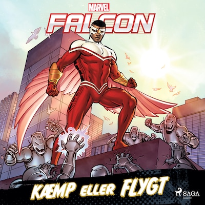 Falcon - Kæmp eller flygt – omslag til lydbogen af Marvel