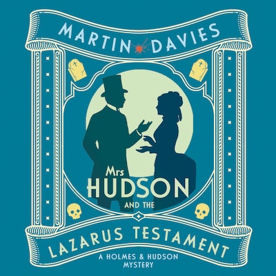 Mrs Hudson and the Lazarus Testament – omslag til lydbogen af Martin Davies