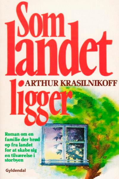 Som landet ligger – omslag til lydbogen af Arthur Krasilnikoff