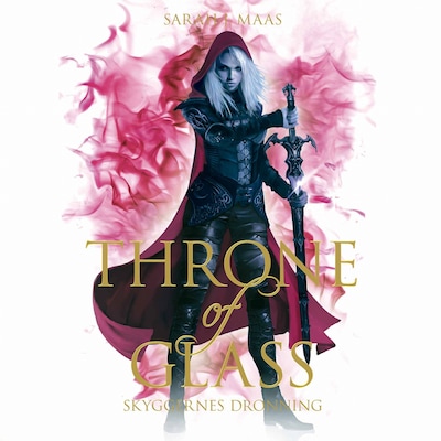 Throne of Glass #4: Skyggernes dronning – omslag til lydbogen af Sarah J. Maas
