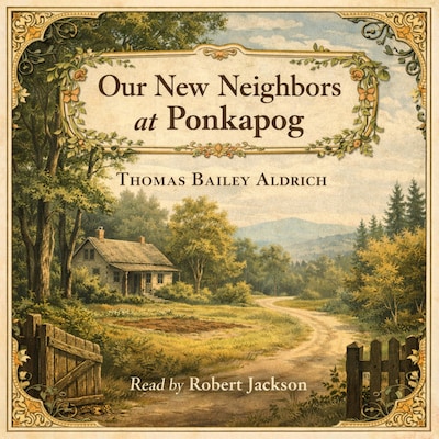 Our New Neighbors at Ponkapog – omslag til lydbogen af Thomas Bailey Aldrich
