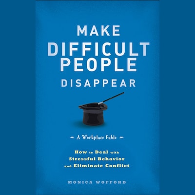 Make Difficult People Disappear – omslag til lydbogen af Monica Wofford