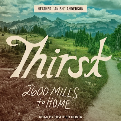 Thirst – omslag til lydbogen af Heather Anderson