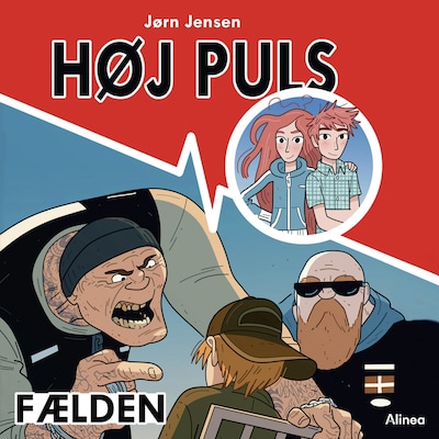 Høj puls 4 - Fælden – omslag til lydbogen af Jørn Jensen