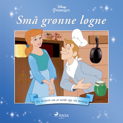 Askepot - Små grønne løgne - En historie om at turde sige sin mening – omslag til lydbogen af Disney