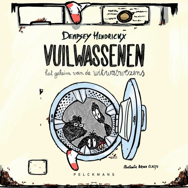 Vuilwassenen: Het geheim van de Witwaswezens – omslag van het luisterboek van Dempsey Hendrickx