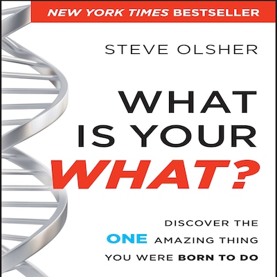 What is Your WHAT? – omslag til lydbogen af Steve Olsher