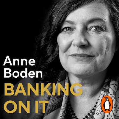 Banking On It – omslag til lydbogen af Anne Boden