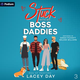 Stuck with My Boss Daddies: Men of Medford, Book 3 – omslag till ljudboken av Lacey Day