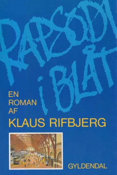 Rapsodi i blåt – omslag til lydbogen af Klaus Rifbjerg