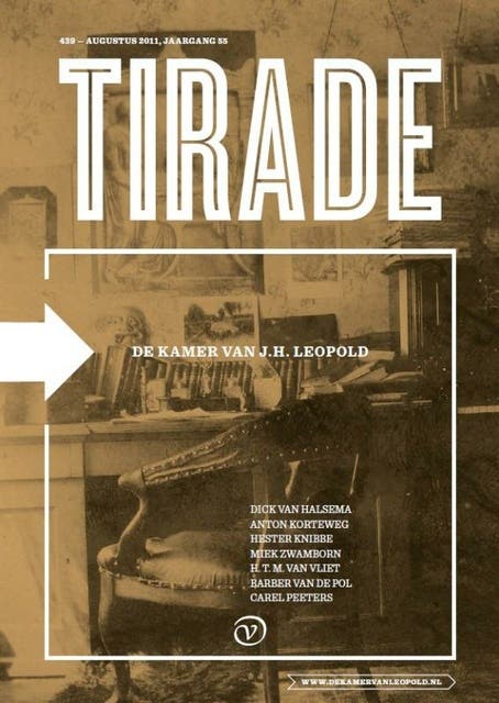 Tirade 439 – omslag van het luisterboek van Atte Jongstra,Gerbrand Bakker,Jan Willems,Jeroen van Kan,Maarten Doorman,Maartje Wortel,Menno Wigman