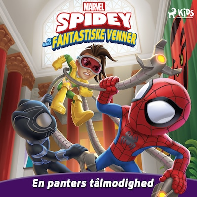 Spidey og hans fantastiske venner - En panters tålmodighed – omslag til lydbogen af Marvel