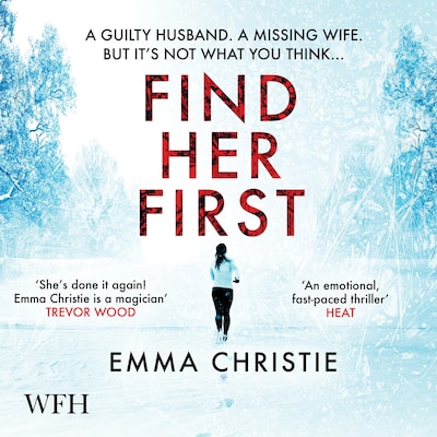 Find Her First – omslag til lydbogen af Emma Christie