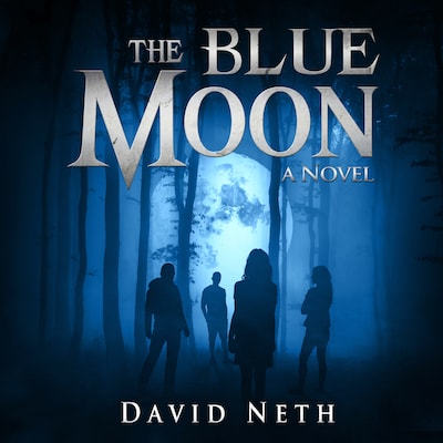 The Blue Moon – omslag til lydbogen af David Neth