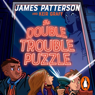 Minerva Keen’s Detective Club: The Double Trouble Puzzle – omslag til lydbogen af James Patterson