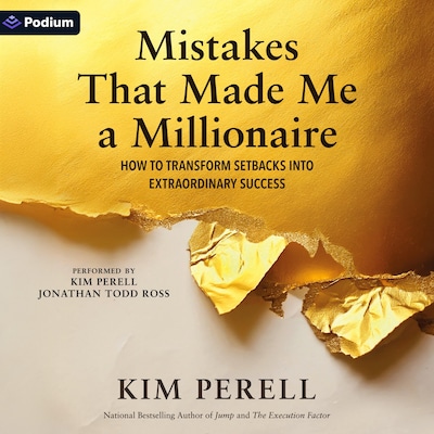 Mistakes That Made Me a Millionaire – omslag til lydbogen af Kim Perell