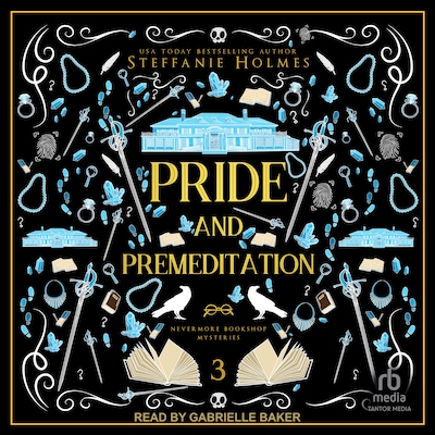 Pride and Premeditation – omslag til lydbogen af Steffanie Holmes