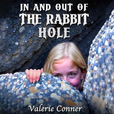 In and Out of the Rabbit Hole – omslag til lydbogen af Valerie Conner
