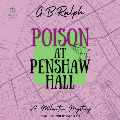 Poison at Penshaw Hall – omslag til lydbogen af G B Ralph