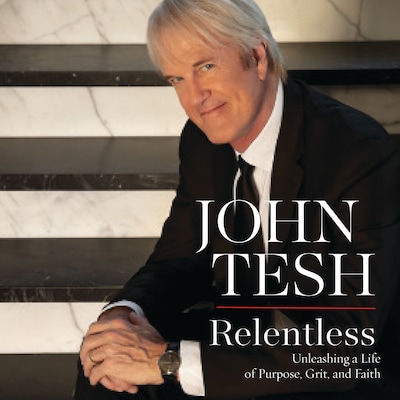 Relentless – omslag til lydbogen af John Tesh