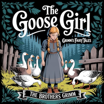 The Goose Girl (Grimm's Fairy Tales) – omslag til lydbogen af Brothers Grimm