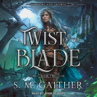 A Twist of the Blade – omslag til lydbogen af S.M. Gaither