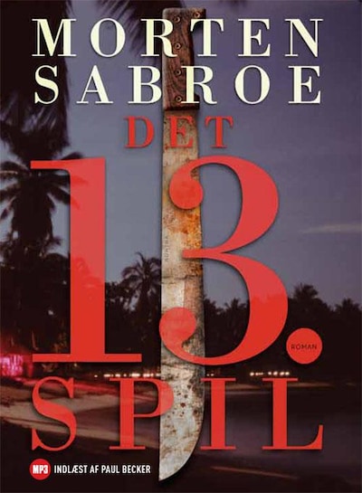 Det 13. spil – omslag til lydbogen af Morten Sabroe