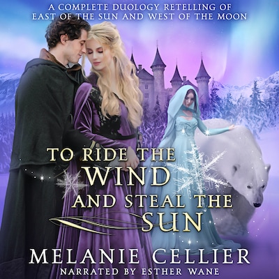 To Ride the Wind and Steal the Sun – omslag til lydbogen af Melanie Cellier