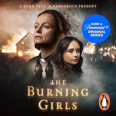 The Burning Girls – omslag til lydbogen af C. J. Tudor