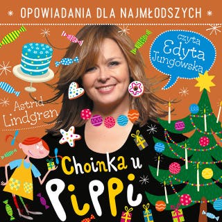 Choinka u Pippi – okładka audiobooka, autor Astrid Lindgren