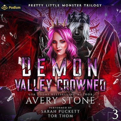 Demon Valley Crowned – omslag til lydbogen af Avery Stone