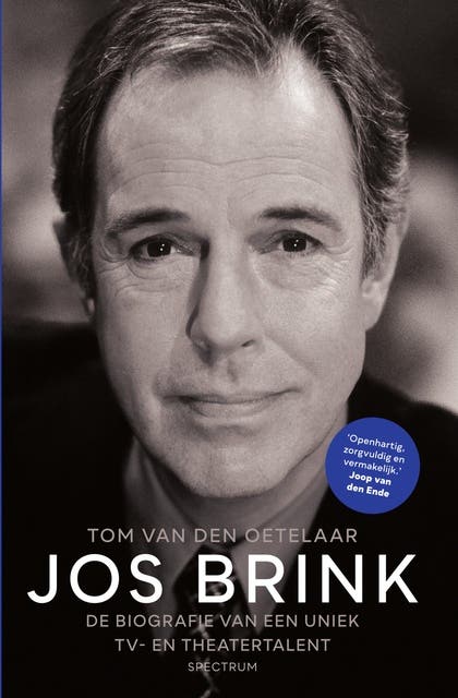 Jos Brink: De biografie van een uniek tv- en theatertalent – omslag van het luisterboek van Tom van den Oetelaar